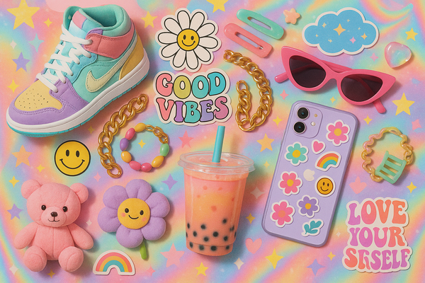 Make a trendy image that appeals to teens and below
